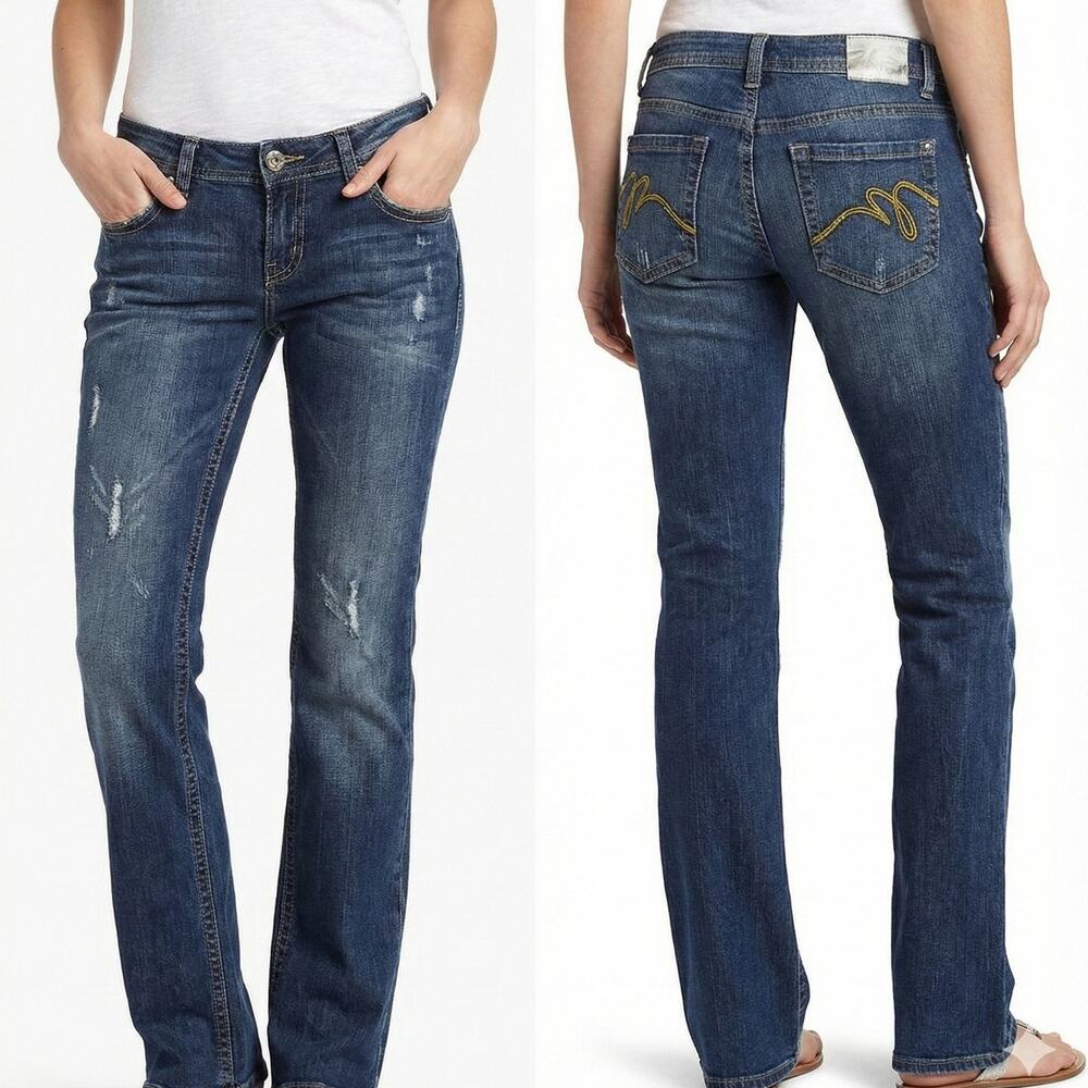 Rocawear Womens Juniors Jeans Blue Size 7 Boot Cut
